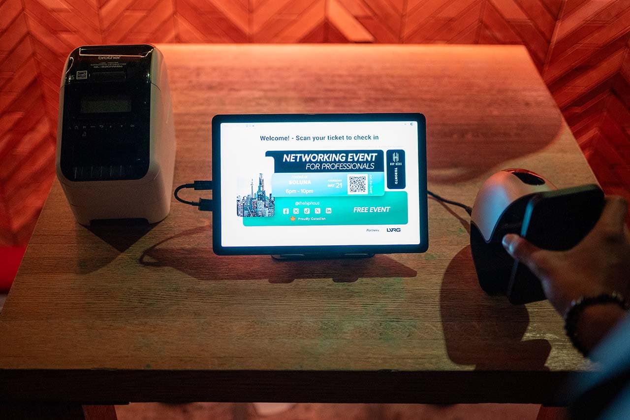 Android scanner & badge printer